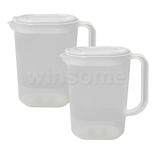 Plastic jug with lid - 2, 1.5l