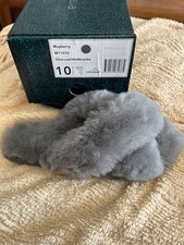 Brand new in box EMU Sheepskin charcoal slippers UK8