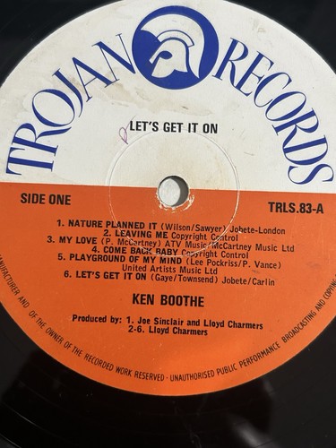 Ken boothe let get on - ken, let’s