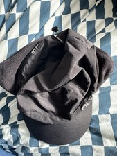 Trespass DLX Tres-Tex Thermal Fleece Peaked Tactical Fishing Cap Hat Black