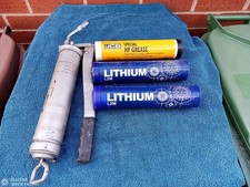 Grease Gun with grease- Very Good Condition 