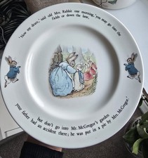 Beatrix Potter Plate •