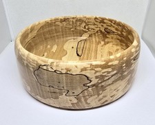 Hand turned natural - , spalted