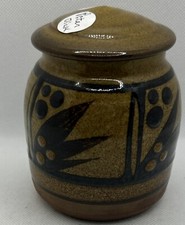 VINTAGE POTTERY  Peter Dick Lidded Jar 21-820 STUDIO POTTERY