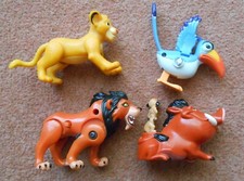McDonalds Disney The Lion King full set of Happy Meal Fast Food Toys. UK 1994.