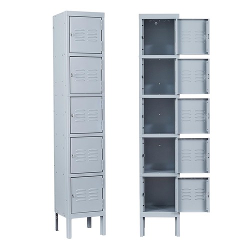 Metal locker with doors - with, doors,