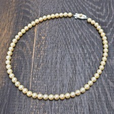 Mikimoto pearl chain - pearl, necklace