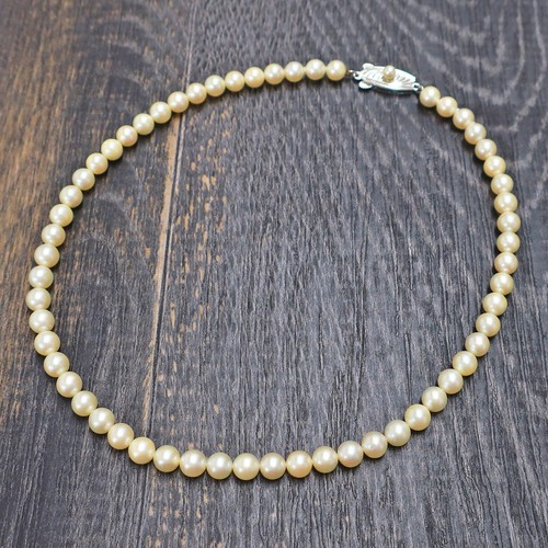 Mikimoto pearl chain necklace - mikimoto,