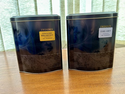 Twinings tea caddies - tea,