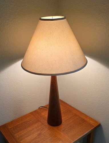 Danish mcm teak lamp - mcm,