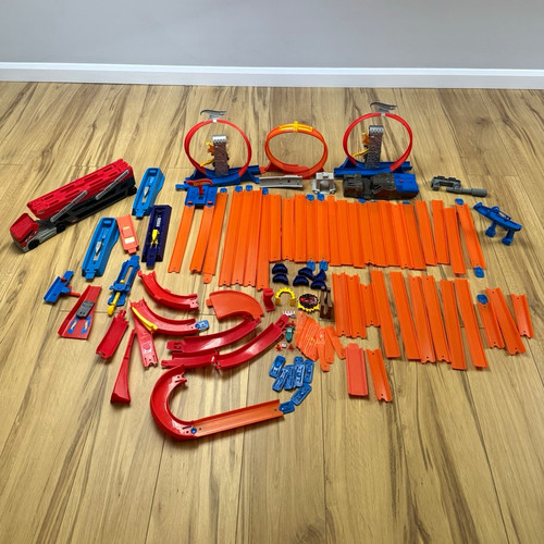 Hot wheels track set bundle - hot,