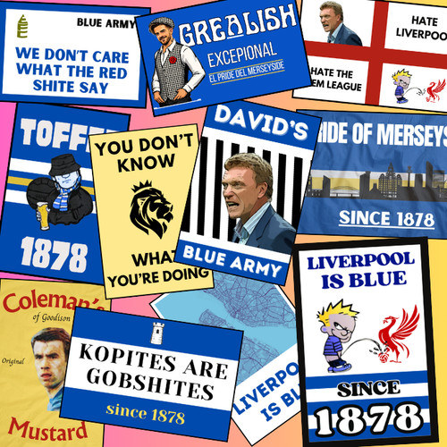 Everton ultra stickers - 50,