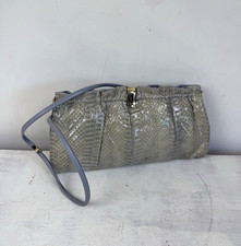 Vintage snakeskin handbag - vintage,