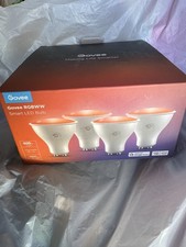 Govee GU10 Smart Bulb 400lm Dimmable RGBWW Color Changing Light Bulbs Pack of 4 