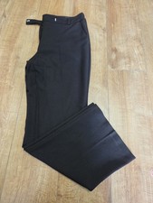 Simon Jeffrey Womens Black Smart Trousers Uk Size 14 Used Good Condition