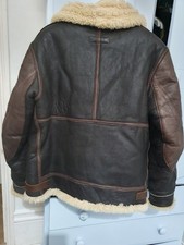 B-3 Sheepskin Leather Aviator Jacket