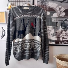 Stag And Hart Grey Christmas