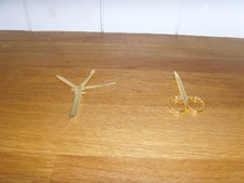 Manicure set with scissors, gold coloured, stocking filler, travel size