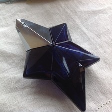 Angel Elixir Blue Glass Refillable 50ml Empty Bottle Thierry Mugler