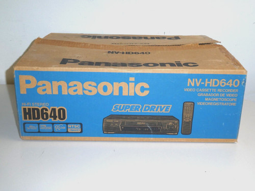 Panasonic hd640 vhs video - panasonic, nv-hd640