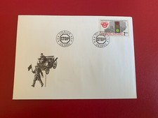 CZECHOSLOVAKIA 1992 FDC TRAFFIC SAFETY LIGHTS CAR FLAG & WALKER