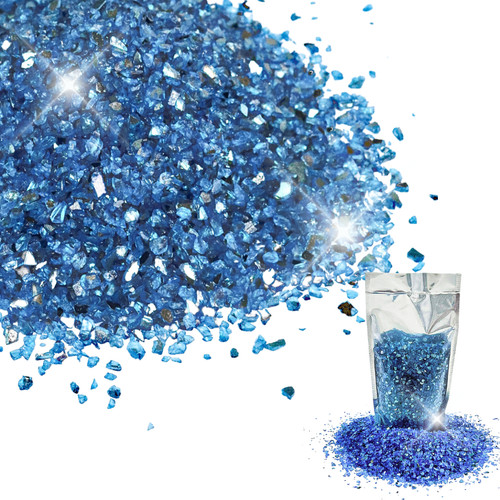 400g blue mirror reflective - blue,