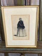 COLOURED LITHOGRAPH VIENNA FASHIONS 1841