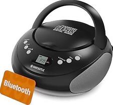 Oakcastle CD250 PORTABLE CD PLAYER BOOMBOX with Bluetooth & FM Radio | Black