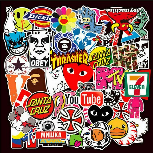 101pcs rock brand trend - brand,