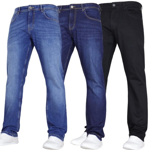 Mens stretch jeans - mens, straight
