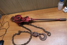 Vintage 15CWT 750 kg Manual Ratchet Chain Hoist GWO ex NCB