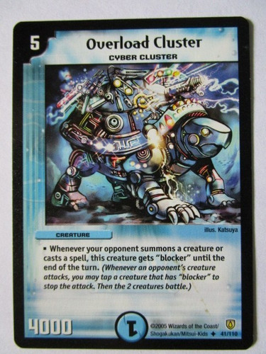 Duel masters overload cluster - duel,