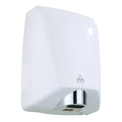 White hand dryer - hand, automatic
