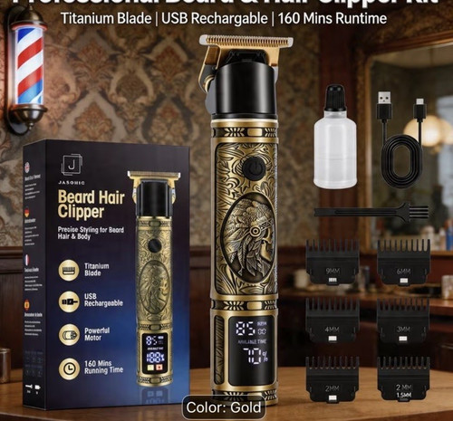 Jasonic gold hair beard - hair, &