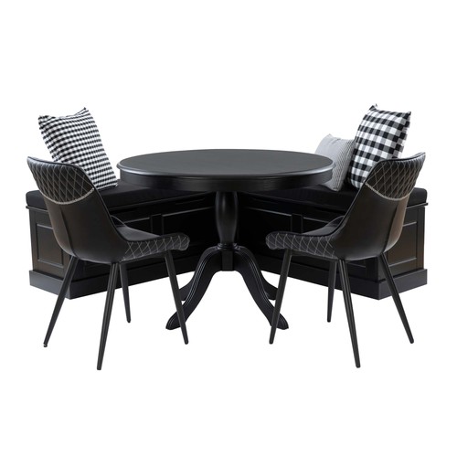 Linon troyin pce set wood - pce,