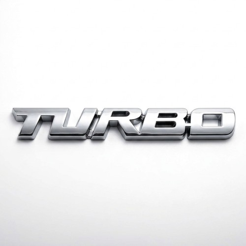 Large turbo badge premium - badge,