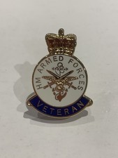 Armed forces, Veterans pin Badge