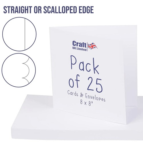 Craft white card envelope - card, &