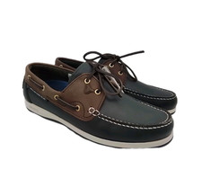 Dubarry Mens Sailmaker X LT Deck Shoes Navy/Brown Size 42 (UK 8) - Colour Faded