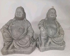 Set of 2 Buddha Figure Candles