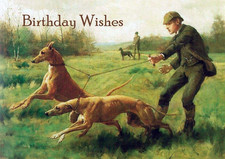 GREYHOUND DOG BIRTHDAY CARD