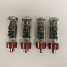 EL34 SVETLANA GENUINE 'WINGED C' NOS MATCHED QUAD