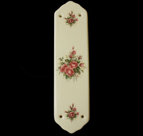 Cream porcelain fingerplate - cream,