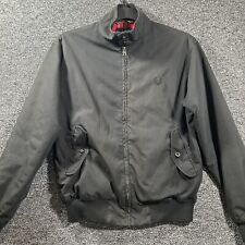 Fred Perry Harrington Jacket Made in England Sz 38” Small Black Bomber Mod