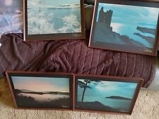 Vintage West Coast Scotland Webster of Oban Craigard Studio Framed Photos X 4