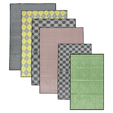 Outdoor Rug Garden Geometric Waterproof Patio Area Non Slip Deck Floor Mat