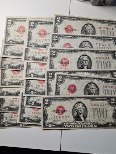1928 red seal - $2,