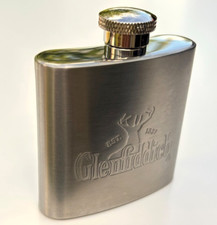 Glenfiddich Scotch Whisky Whiskey Stainless Steel - 2.5oz Hip Drinking Flask