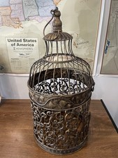 Vintage brass domed bird - vintage,