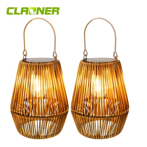 Vintage rattan hanging solar - rattan,